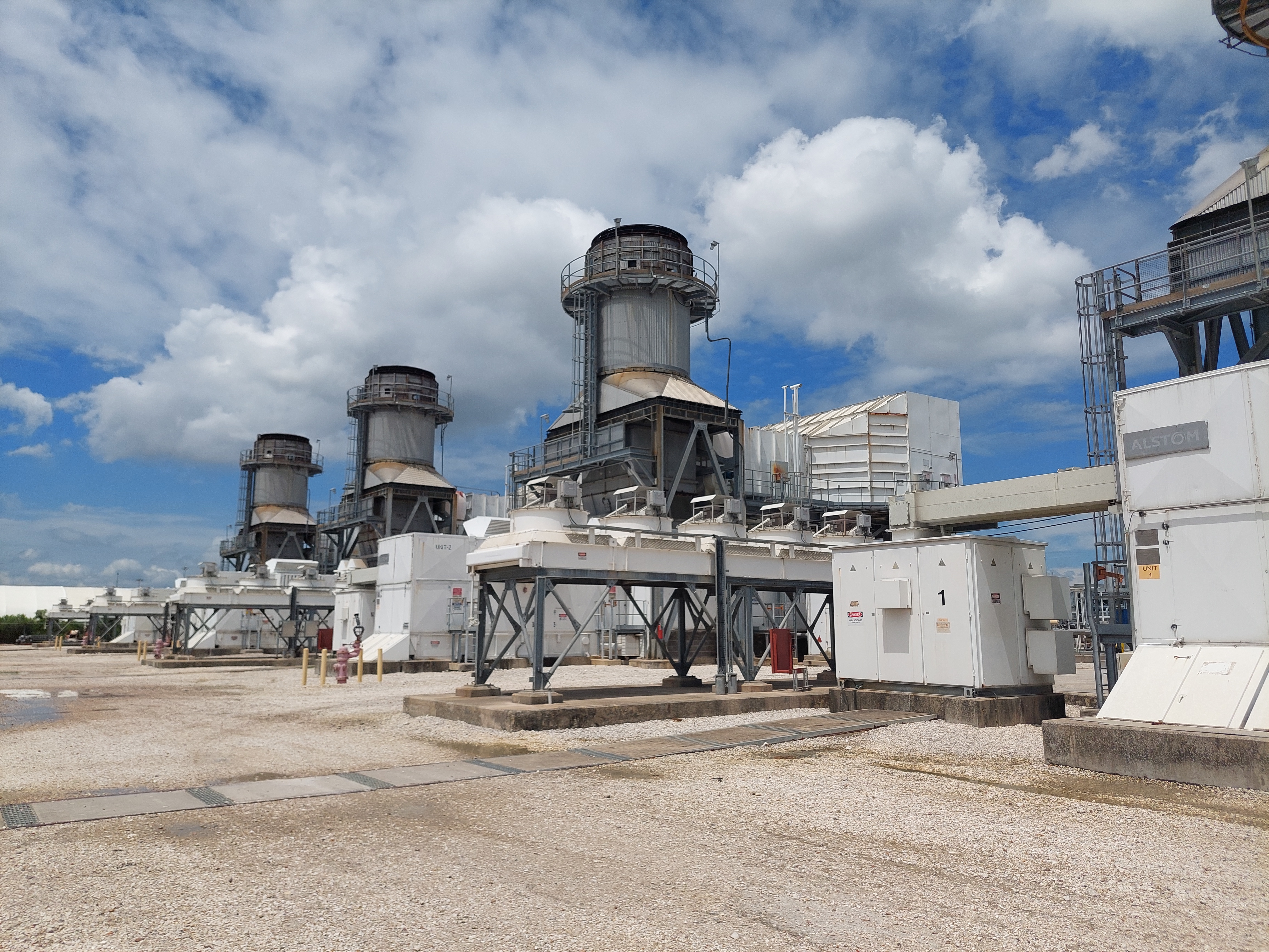La centrale à gaz de La Porte, à Houston. © TotalEnergies