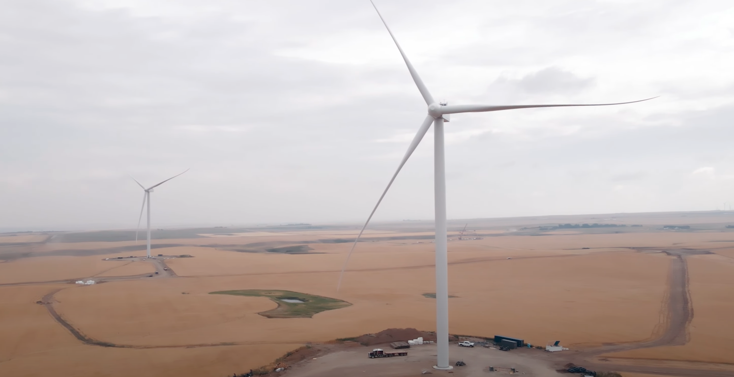 Le projet éolien Cypress, développé par EDF Renewables Canada. ©EDF Renewables 