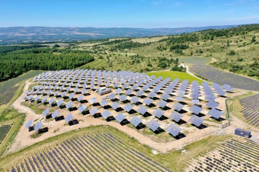 Le groupe Sun’R développe des solutions de production d’électricité photovoltaïque, d’agrivoltaïsme et de fourniture d’électricité verte en circuit court. ©Sun'R