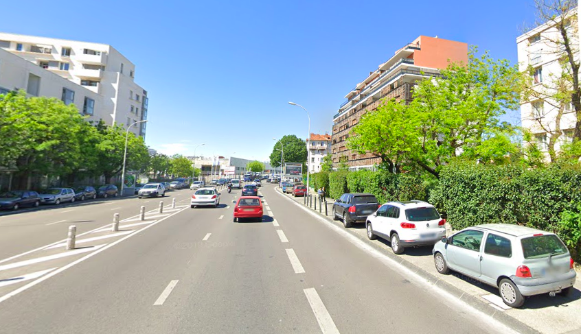 Le boulevard Schloesing à Marseille. © Google Maps