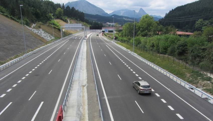 L'autoroute Gerediaga Elorrio, en Espagne. DR 