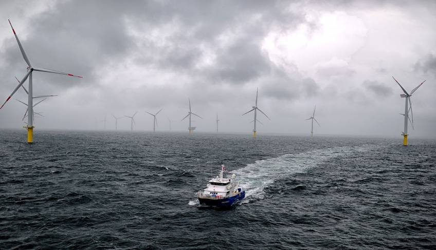 EWE s'en réfère notamment aux énergies renouvelables, dont l'éolien off-shore.
