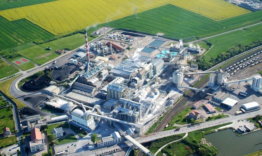 Le site industriel de Novacarb sera équipé d'une centrale de cogénération biomasse. © DR