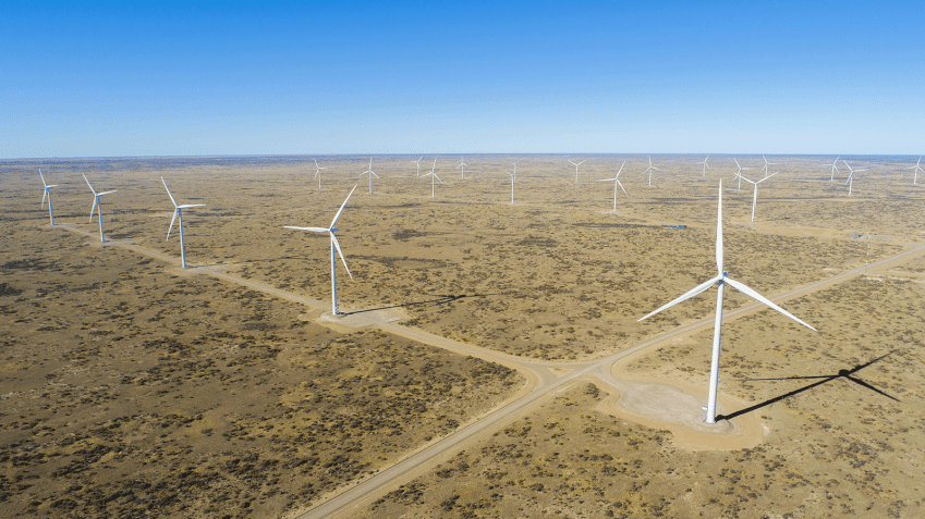 Le projet Mirny doit devenir le plus grand parc éolien jamais construit au Kazakhstan. ©TotalEnergies