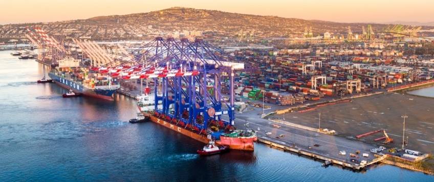 Le terminal Fenix Marine Services de Los Angeles.  