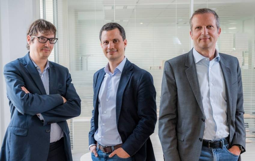 Marc-Philippe Botte, associé gérant, Michael Pollan, associé gérant, et Serge Savasta, CEO d’Omnes.