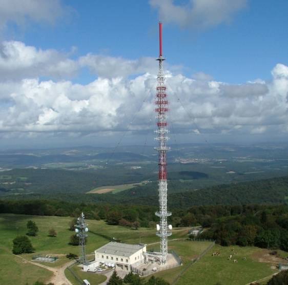 Une antenne exploitée par TDF Infrastructure. © TDF