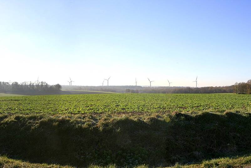 Le parc de la Plaine d’Osne, un projet développé par Calycé dans la région Grand Est.