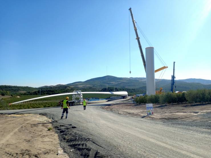 Un projet éolien de Capital Energy, en Espagne. 