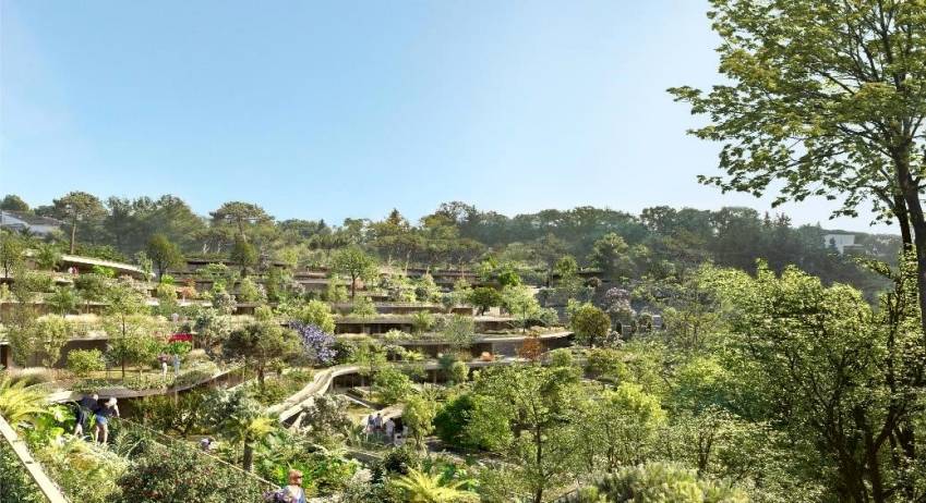 BNP Paribas Immobilier va construire un ensemble immobilier qui va épouser les formes des terrains de Biot (06)