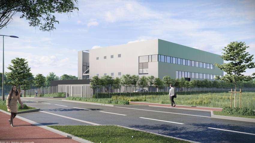 Le futur data center d'Aubergenville @ Idec