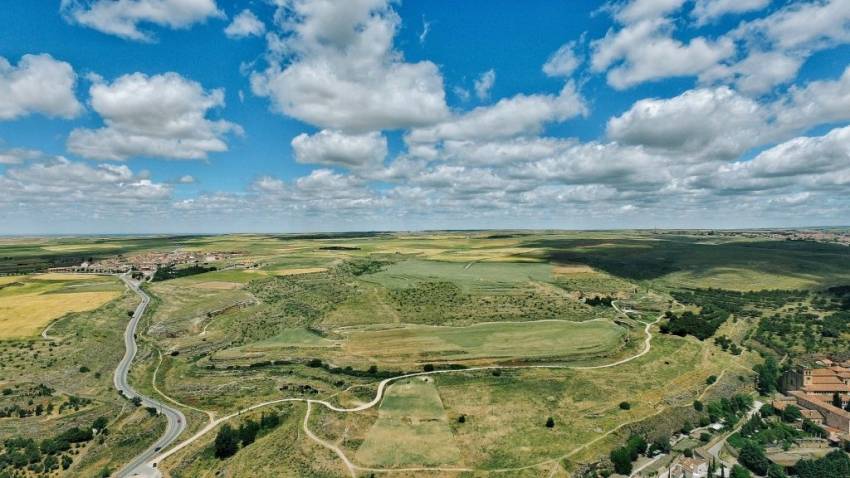 Vue du site pour le projet Vitale en Espagne.