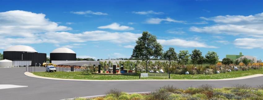 Le projet de biométhane d’origine agricole Arseme, à Montaut. DR Le projet de biométhane d’origine agricole Arseme, à Montaut. DR