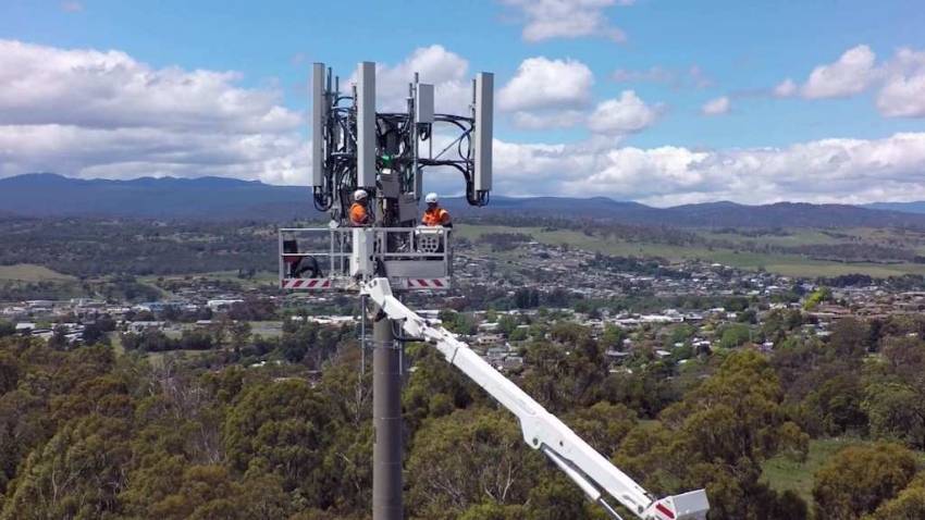 L'une des infrastructures de Telstra. 