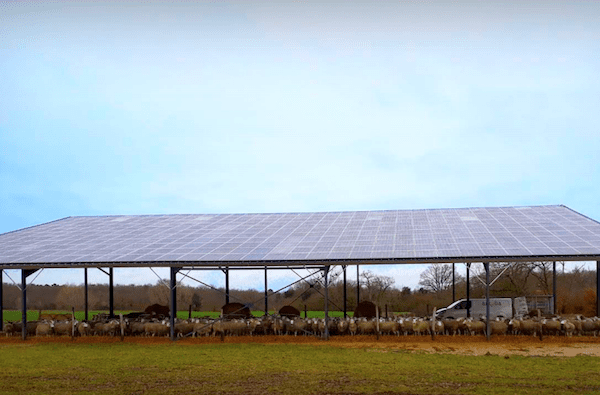 Panneaux photovoltaïques sur ferme - Arkolia Energies