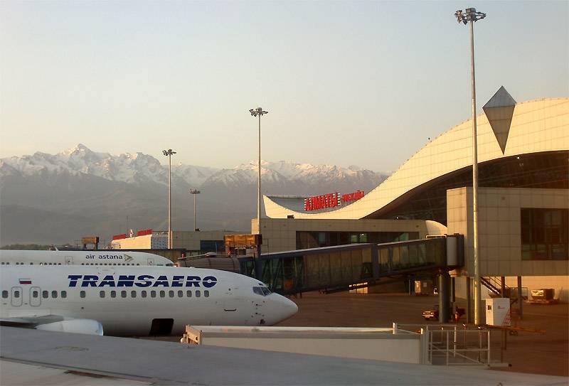 L'aéroport d'Almaty, au Kazakhstan.