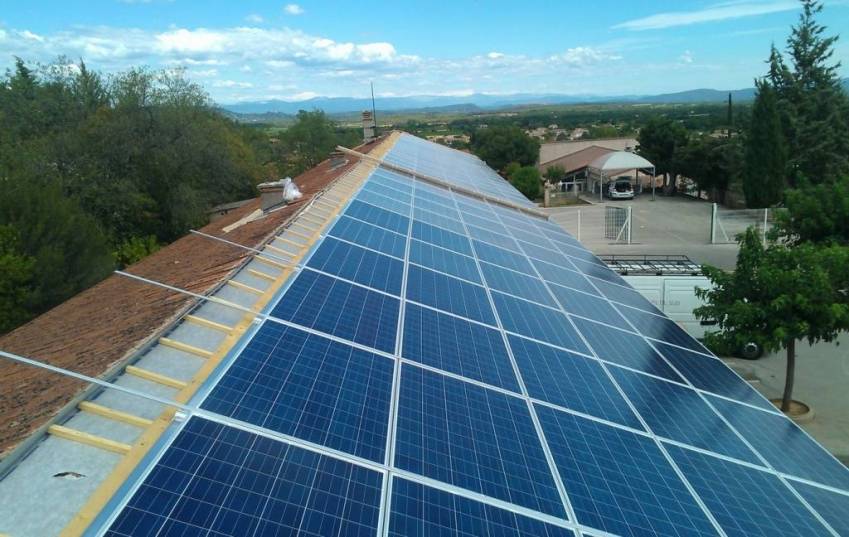 Des panneaux photovoltaïques installés par Soleil du Sud.