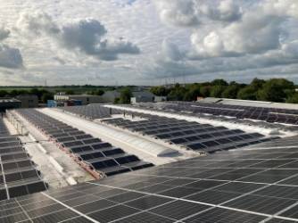 Un projet photovoltaïque sur toiture porté par Clean Capital Energy aux Pays-Bas. © Clean Capital Energy