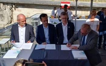 Signature du contrat de concession du réseau de froid de la Ville de Paris ©Fraîcheur de Paris