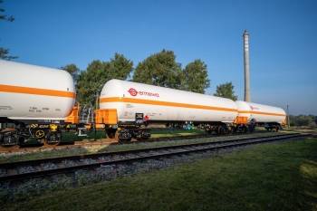 Les wagons d'Ermewa en Pologne.