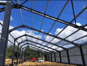 Une centrale solaire en toiture développée par Prejeance CP.