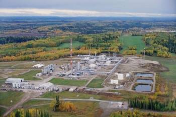 L'usine de production de gaz du Greater Edson. ©Repsol