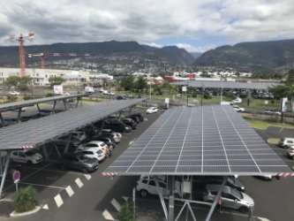 © Corsica Sole, Toiture Intersport à le Port à la Réunion
