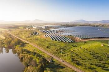La Fernandina, une centrale de 50 MW développée par Opdenergy. © Opdnergy
