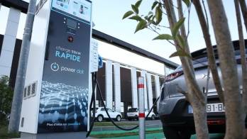 Une station de recharge de Power Dot. 