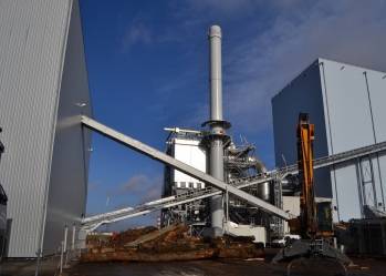 La centrale de cogénération biomasse Kogeban, située à Nesle dans la Somme. 