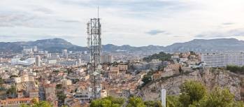 Une des tours télécoms détenue par Cellnex.