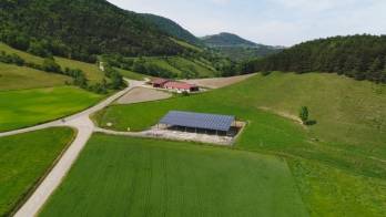 Une centrale solaire développée par Cap Sud. 