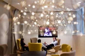 L'intérieur du Campus L'Oréal par Charles Zviak. © Design Studio Architectes & Designers