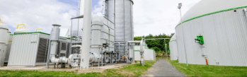 Une centrale de biométhane construite par Schmack Biogas. © DR
