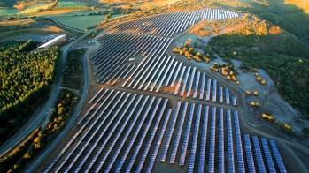 Le parc solaire du Camazou.