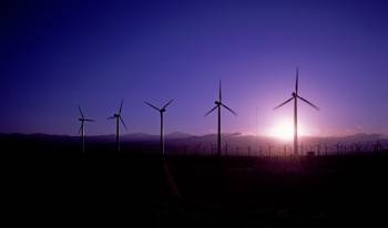 Champs d'éoliennes aux Etats-Unis