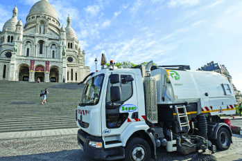 Un tiers des 1200 poids-lourds de Sepur roule au gaz naturel et six sont électriques.