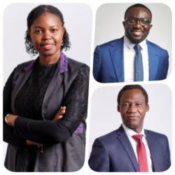 Seynabou Kandji, Issakha Ndiaye et David Hountondji, De Gaulle Fleurance