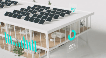 Accenta promeut de réduire jusqu'à 80 % la consommation des bâtiments en période d'exploitation. ©Accenta