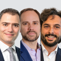Romain Voisin, Mathieu Rousson et Gabriel de Laval, Crédit Agricole CIB