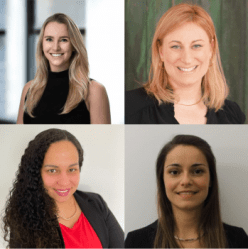 En haut, Jaime O’Donnell et Léonie Maruani ; en bas, Soledad de la Cruz et Marie Durand. 