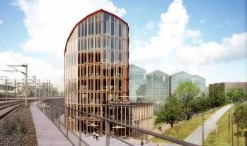 L'immeuble 007 (Paris 19) va accueillir l'Urssaf. © Icade