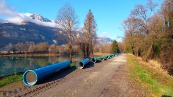 La SADE se spécialise dans les travaux de génie civil et la construction de réseaux, principalement dans le secteur de l'eau. ©SADE-CGHT