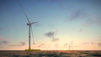 EolMed, le projet éolien en mer de Qair. © DR