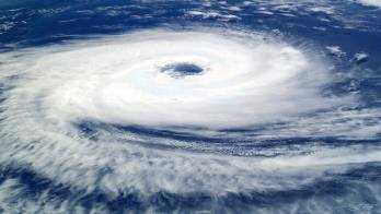 Cyclone vu de l'espace