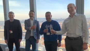 Blue Pearl Energy intègre Ventimeca. De gauche à droite : Gautier Germaine, Sébastien Ugona, Ylies Keddari et Éric de Seguins Pazzis.