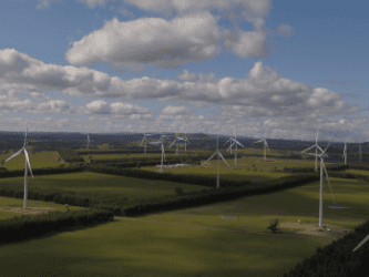 Lal Lal possède deux parcs éoliens opérationnels :  Yendon, qui a une capacité de 144 MW, et Elaine à 84 MW. ©InfraRed